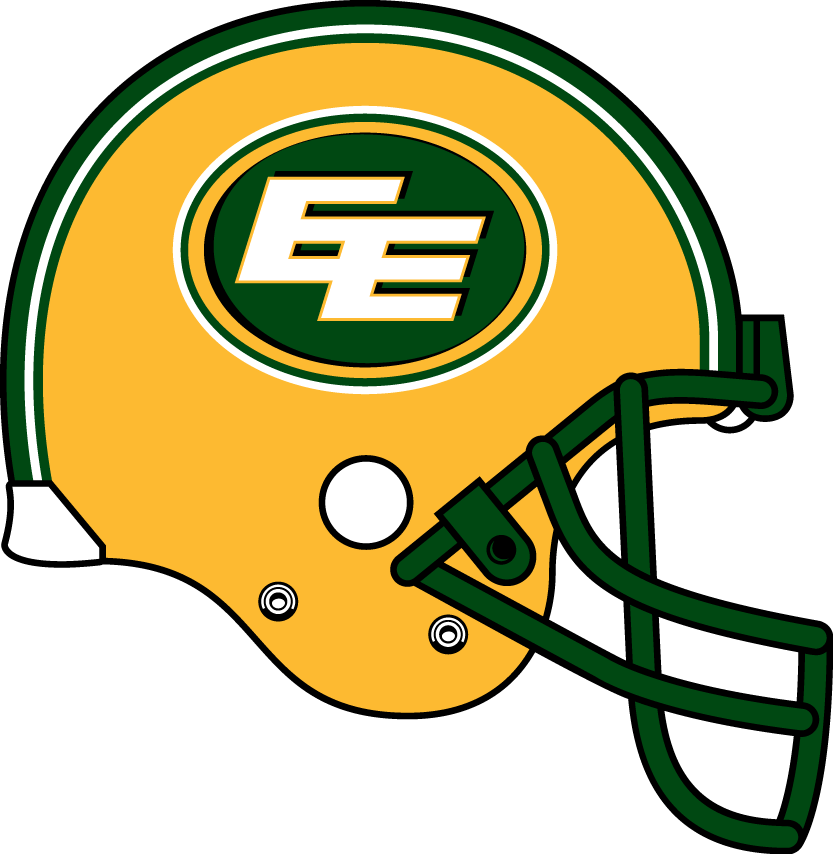 edmonton eskimos 1996-pres helmet logo iron on transfers for clothing